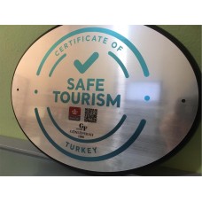 Güvenli Turizm Sertifika Tabelası